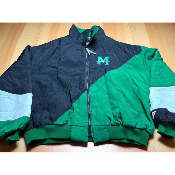 Marshall Thundering Herd Puffer Jacket Vintage Swingster XXL USA Made Full Zip - Picture 1 of 9